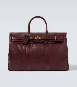 Кожаная дорожная сумка Duffel Brunello Cucinelli, Wine p01095122 | wine