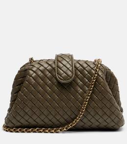 Кожаный клатч Lauren 1980 Small Bottega Veneta, Cypress-Muse Brass p01054770 | cypress-muse brass