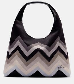 Сумка-тоут с кожаной отделкой Zig Zag Missoni, Black p01063223 | black