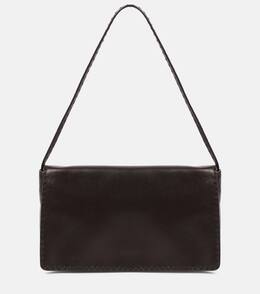 Сумка через плечо из кожи nuance The Row, Dark Brown Ans p00999124 | dark brown ans