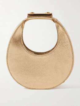 Сумка-Тоут Goodnight Moon из жатой металлической кожи Staud, золотой 1647597357747066 | gold