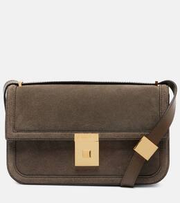 Парижская замшевая сумка кросс-боди DeMellier, Deep Olive F02 p01076279 | deep olive f02