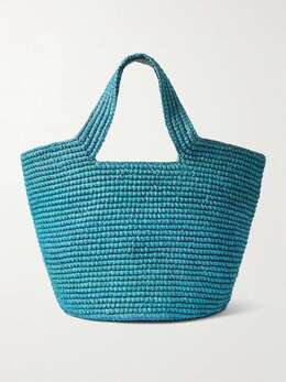 Сумка-Тоут Bolso playero из тканой рафии Sensi Studio, голубой 46376663162851013 | light blue