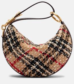 Сумка через плечо Knight Arc из букле с кожаной отделкой Burberry, Sand p01100322 | sand