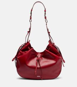 Болтон средняя кожаная сумка через плечо Isabel Marant, Deep Red p01067298 | deep red