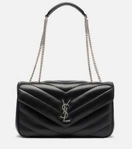 Сумка через плечо Loulou Medium из кожи Saint Laurent, Black p01125966 | black