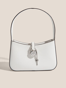 Michael Kors: Белая спортивная сумка 