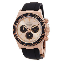 Rolex Cosmograph Daytona, 18kt Everose Gold, Black Dial, Mens Automatic Chronometer Watch Ref: M126515LN-0006