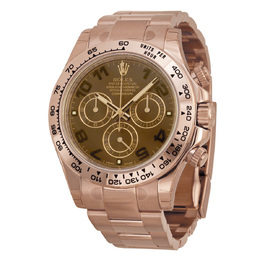 Pre-owned Rolex Cosmograph Daytona Chronograph Chocolate Dial Mens Watch 116505chao