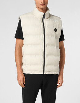 Plein Sport: Стёганый жилет 