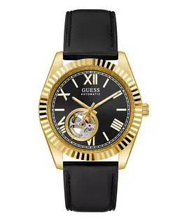 Мужские автоматические часы черного золота, 42 мм Guess, black 23608162 | black