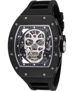 Мужские часы 49025 s1 rally с автоподзаводом, тремя стрелками и черным циферблатом Invicta, black 22246742 | black