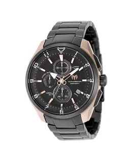 Мужские кварцевые часы tm-318122 Ocean с черным циферблатом Technomarine, black 23855182 | black