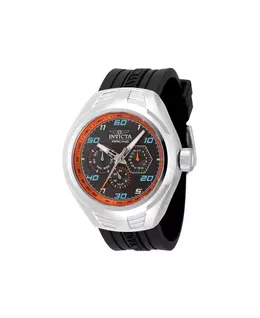 Мужские часы Invicta Racing 47725 с кварцевым хронографом, оранжевые, с черным циферблатом Invicta, black 24536734 | black