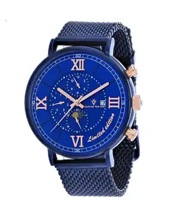 Мужские часы Somptueuse Ltd с синим циферблатом - CV1158 Christian Van Sant, blue 23145586 | blue