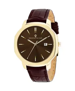 Мужские часы Octavius Slim с коричневым циферблатом - cv0537 Christian Van Sant, brown 23113735 | brown