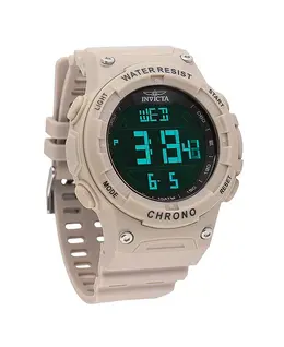 Мужские часы Invicta Racing 47526 с цифровым gmt/будильником и черным циферблатом Invicta, brown 22564871 | brown