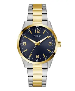 Мужские двухцветные аналоговые часы, 40 мм Guess, 2-tone 23513219 | 2-tone