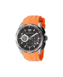 Мужские кварцевые часы tm-318099 Ocean с черным циферблатом Technomarine, orange 24511360 | orange