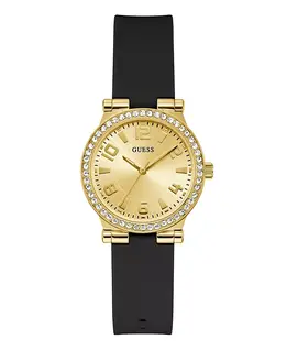 Женские аналоговые часы из черного силикона, 32 мм Guess, black 20660271 | black