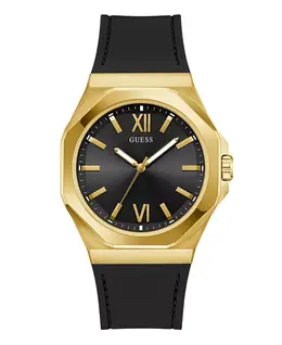 Мужские аналоговые черные силиконовые часы, 42 мм Guess, black 20301817 | black