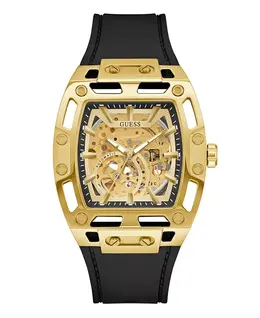 Мужские автоматические часы черного золота, 42 мм Guess, black 23608159 | black