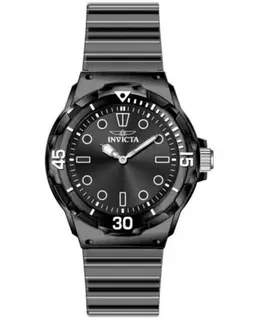 Женские кварцевые часы 49208 Celestial с тремя стрелками и черным циферблатом Invicta, black 23336523 | black