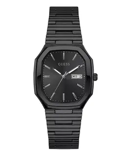 Мужские черные часы с датой, 35 мм Guess, black 23513238 | black