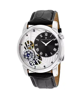 Мужские кварцевые часы Sprocket Auto с черным циферблатом - cv1541 Christian Van Sant, black 23113841 | black