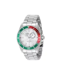 Мужские кварцевые многофункциональные часы для дайвинга 49276 с серебристым циферблатом Invicta, silver 24564284 | silver