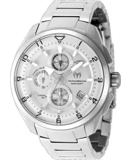 Мужские кварцевые часы tm-318129 Ocean с серебристым циферблатом Technomarine, silver 23883838 | silver