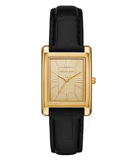 Женские часы Essex с тремя стрелками, черные, кожа, 26 x 36 мм Michael Kors, black 24043270 | black