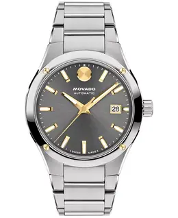 Мужские часы Museum Imperiale Swiss Automatic из нержавеющей стали, 40 мм Movado, silver-tone 23786043 | silver-tone