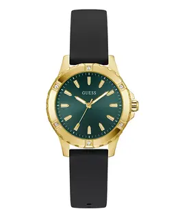 Женские аналоговые часы черного золота, 35 мм Guess, gold-tone 23513210 | gold-tone