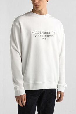 Karl Lagerfeld: Хлопковый свитшот 
