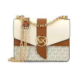 Сумка через плечо Greenwich Michael Kors, бежевый mk214w00022214900os | crema