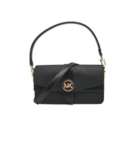 Сумка-мессенджер Michael Kors greenwich, черный mk221w00014300100os | nero