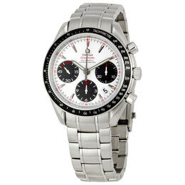 Pre-owned Omega Speedmaster Chronograph Tachymeter White Dial Mens Watch 323.30.40.40.04.001