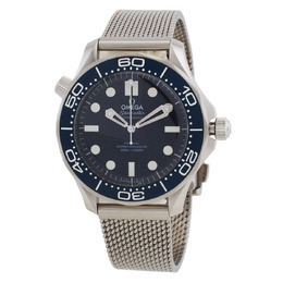 Omega Seamaster Automatic Chronometer Blue Dial Mens Watch 210.30.42.20.03.002
