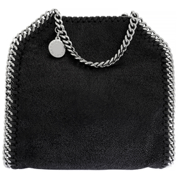 Stella McCartney Ladies Falabella Tiny Tote Bag in Black 391698 w9132-1000 f16