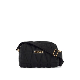 Versace Signature Quilted Crossbody Bag 1018352-1a13686-black-versace gold