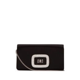 Roger Vivier Viv' Choc Jewel Mini Bag in Satin rbwaogc0100rs0b999