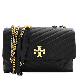 Tory Burch Black Chevron Kira Convertible Shoulder Bag 90446-001