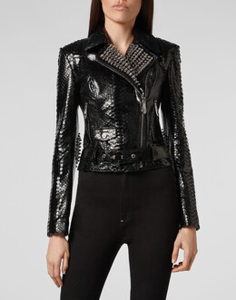 Philipp Plein: Кожаная куртка 