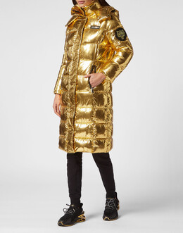 Plein Sport: Золотая куртка 