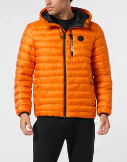 Plein Sport: Оранжевая куртка 