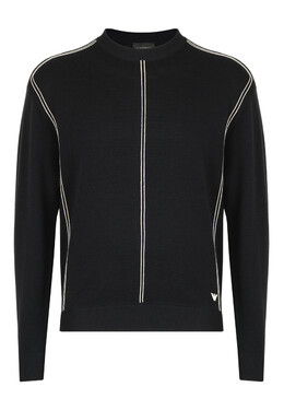 Emporio Armani: Трикотажный свитер 