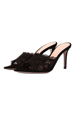 Gianvito Rossi: Чёрные сабо 