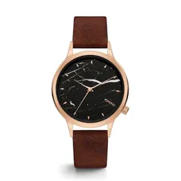 Komono Red Leather Dress Watch kokomw2765ac