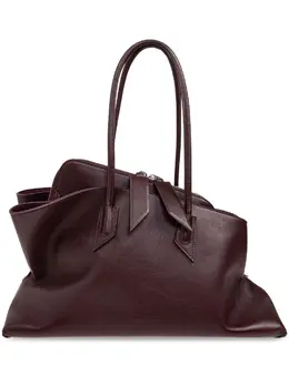 The Attico-La Passeggiata Leather Shoulder Bag-Donna 53052893135188